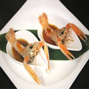 Ca8. Scampi alla salsa di ponzu