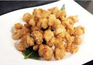 58. Bocconcini di pollo impanato con panko fritto