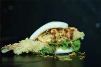8F. Bao con gamberi fritti