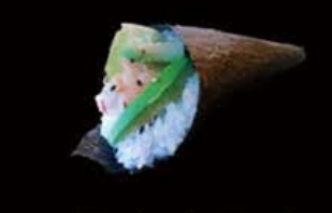 T8. Temaki Gamberi cotti e avocado
