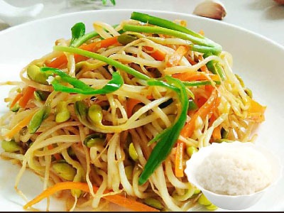F1. Germes de soja sauté légumes