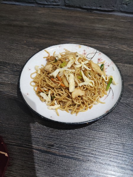 C2. Nouilles sautées au poulet