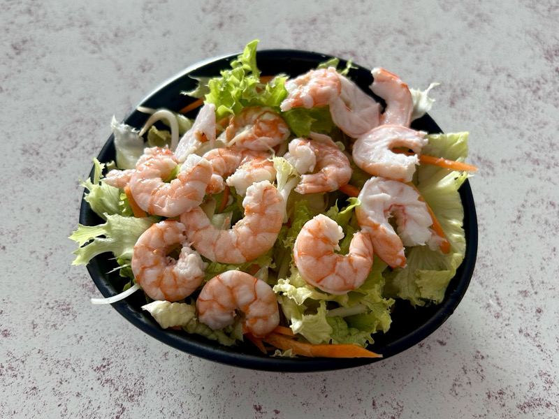 Salade au crevette