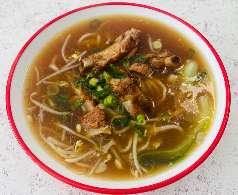 Lamen au travers de porc