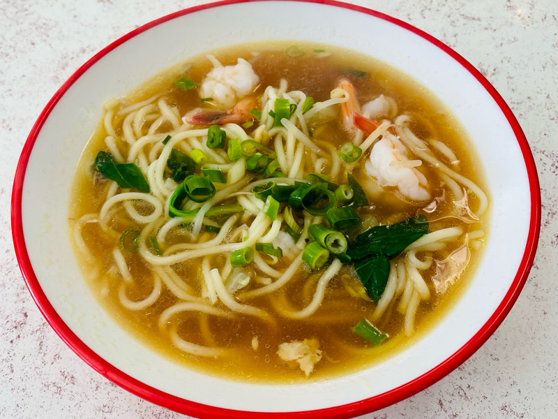 Lamen au crevette
