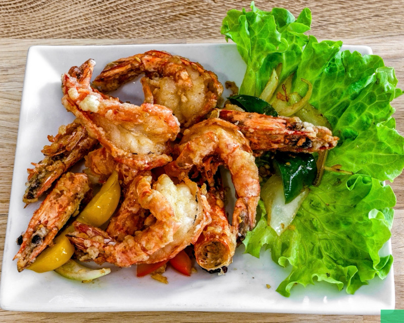 Gambas sel et poivre