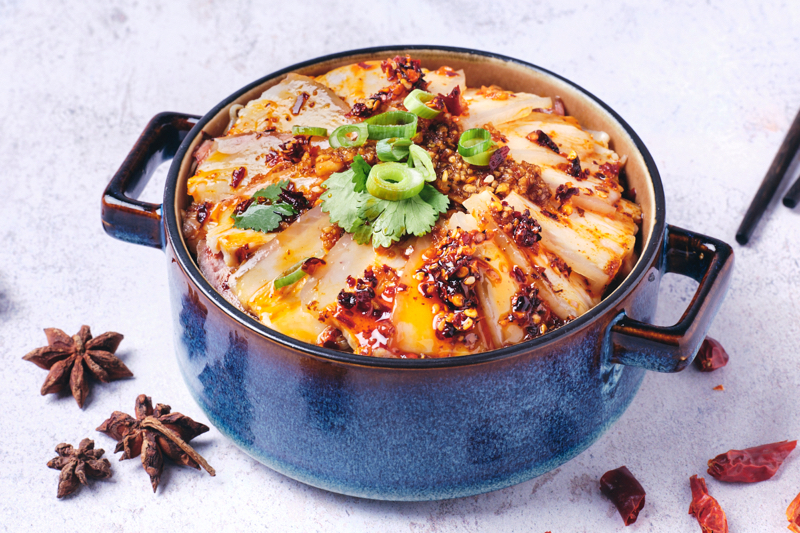 Poitrine de porc froid aux épices