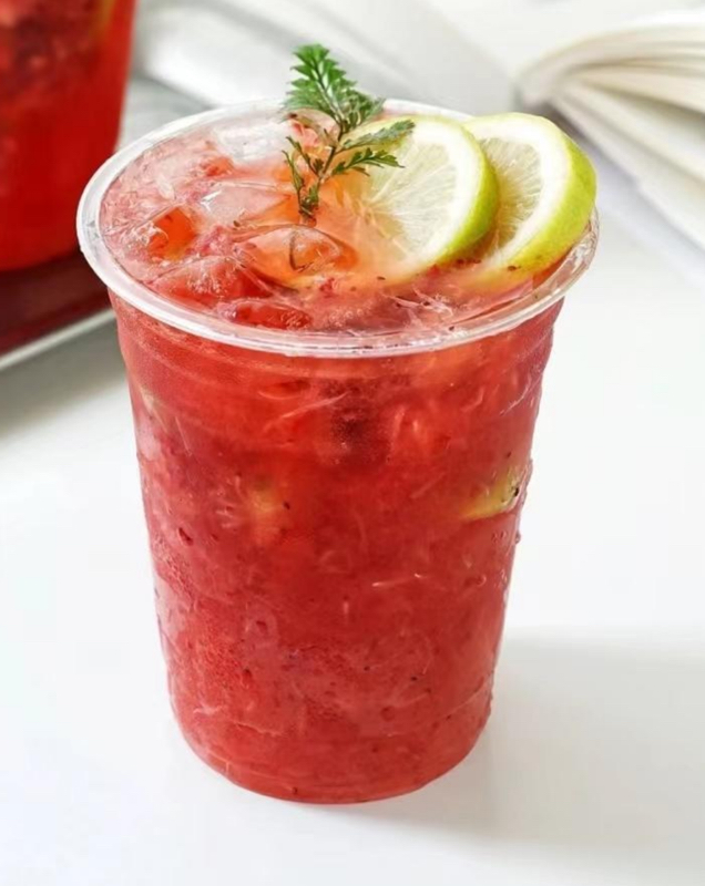 Strawberry Peach Fruit Tea
