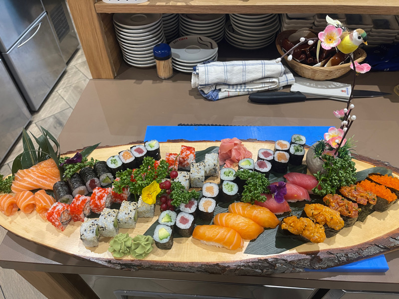 menu sushi mix