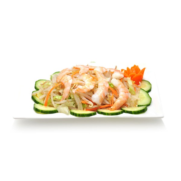 2. Salade de sojas aux crevettes