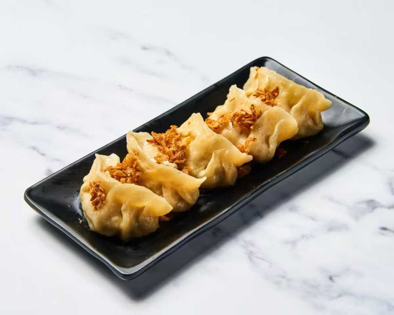 Pan-fried pork Jiaozi (5pcs)