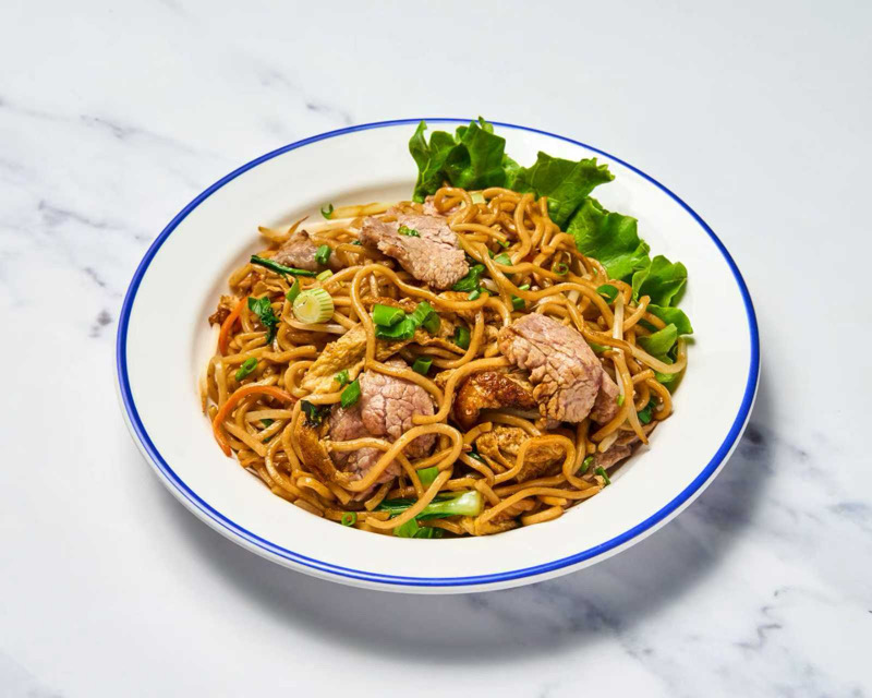 Beef noodle stir-fry