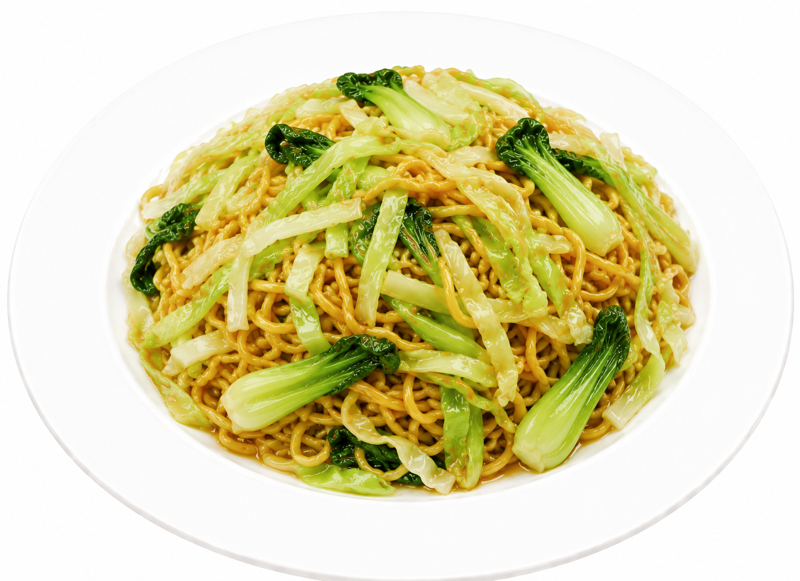 129.Nouilles maison vapeur,garnies des légumes 蔬菜蒸面