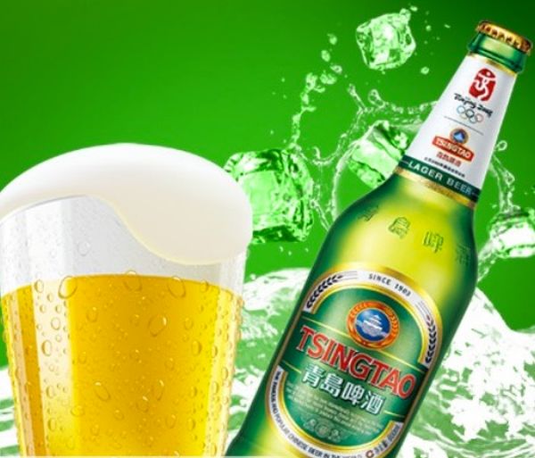 Bière chinoise Tsingtao青岛啤酒3.3dl