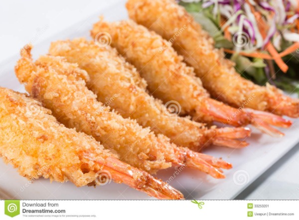Crevette frits