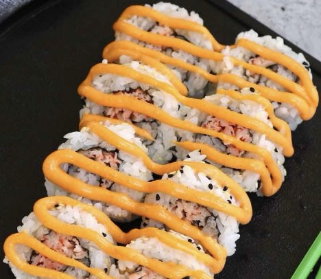 California maki Gouda pané mayo épicée