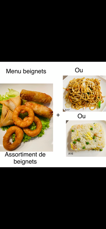 menu beignets