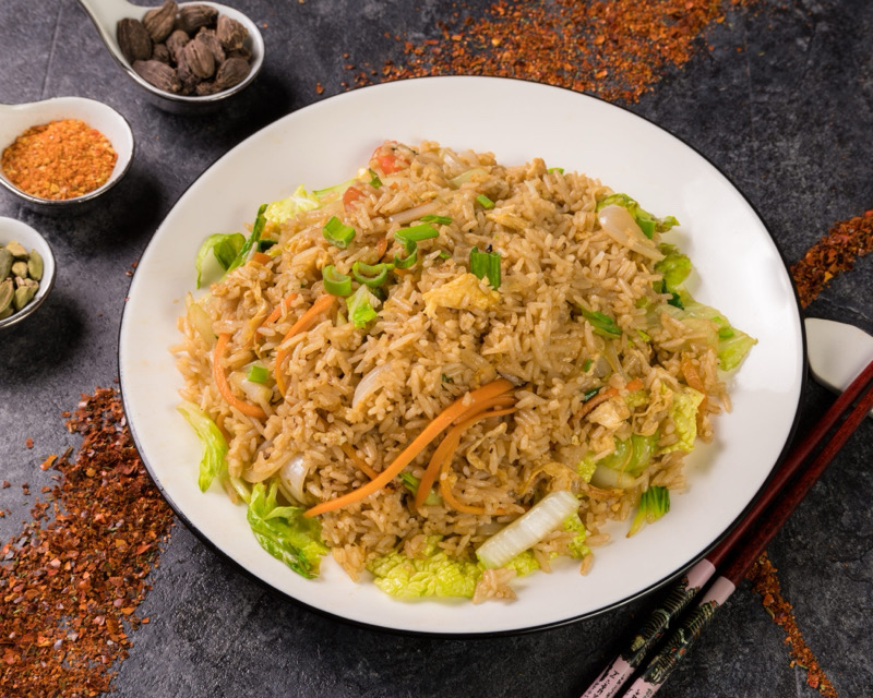 85. Riz sautés au légumes