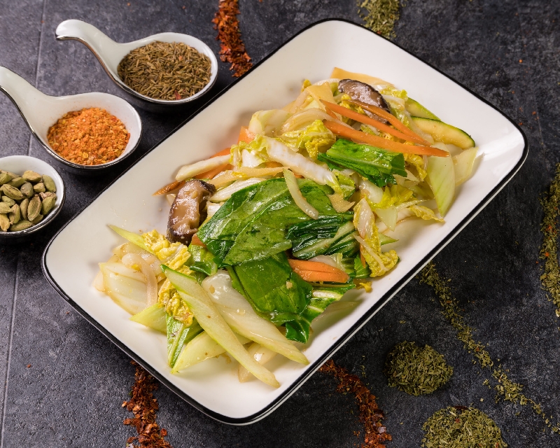 68. Légumes mélangé sautés (sans riz)