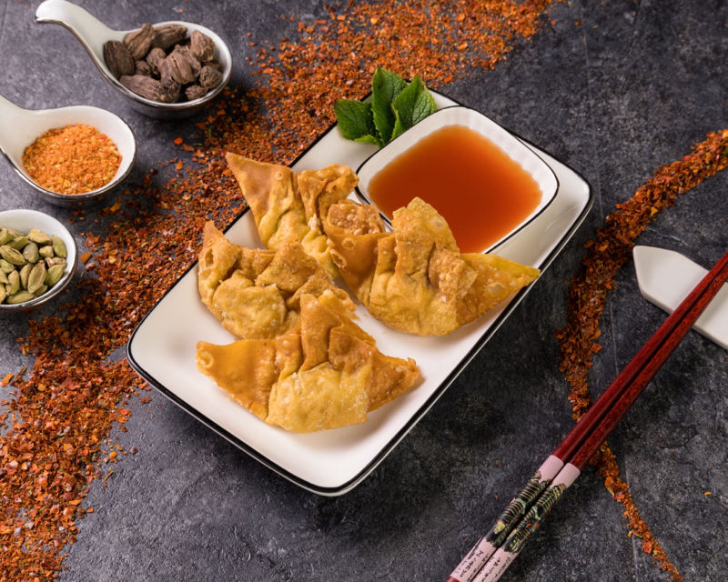 9. Raviolis Chinois Frits (poulet et crevettes)