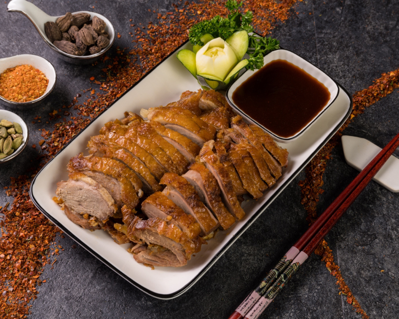 35. Canard laqué à la cantonaise 19.95 ChF (sans riz 24.90 CHF -20%)