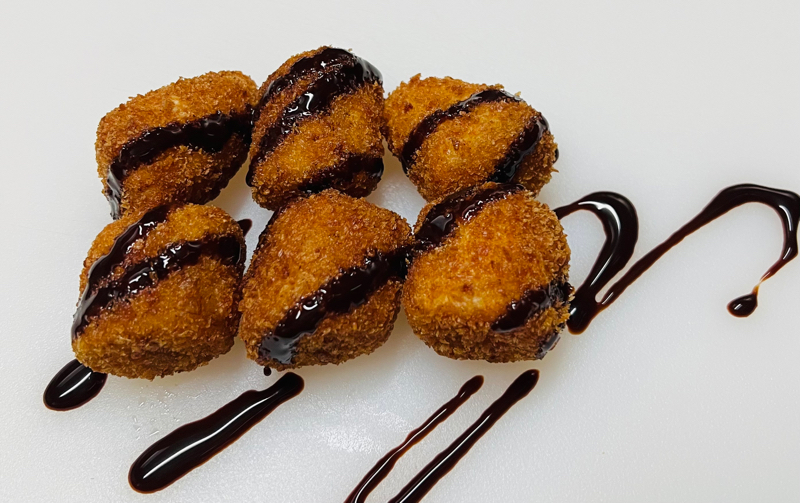 Beignets banane au sauce chocolat