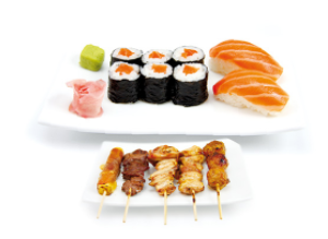 Menu (D) Sushi Maki Brochettes