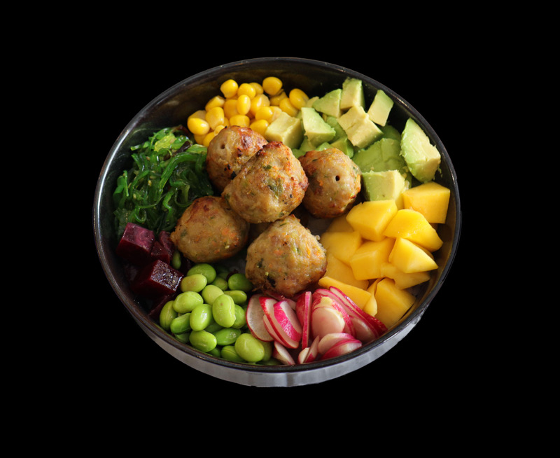 PK4 BOULETTES DE POULET.AVEC SOUPE