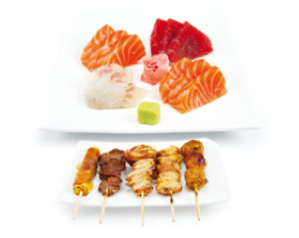 Menu (B) Sashimi Brochettes