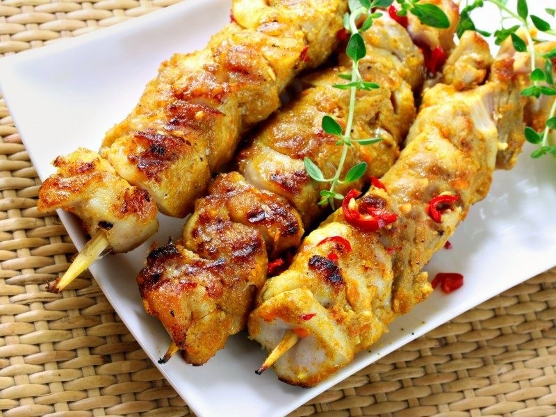 Brochette de poulet (4 pièces)