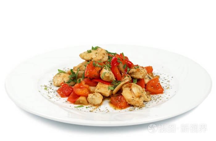 Poulet sauce piquante