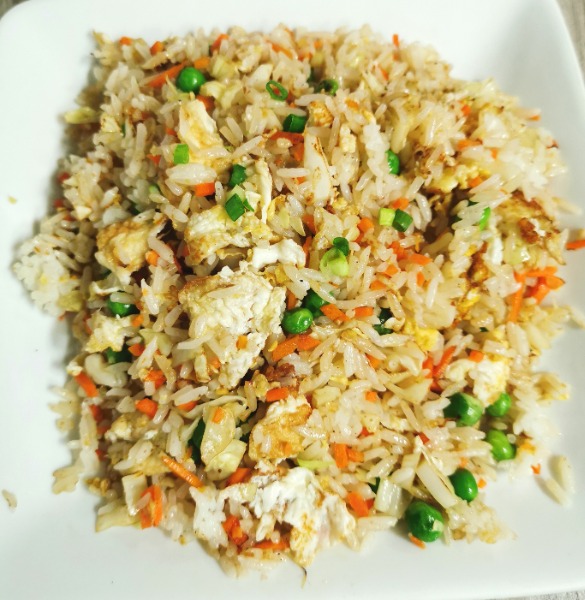 RV. Riz sauté aux légumes