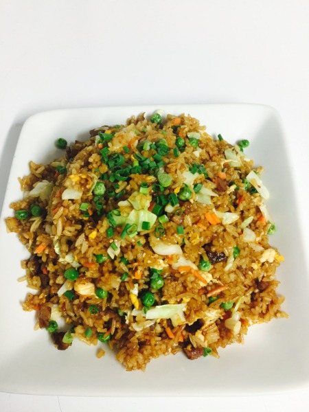 RPF. Riz sauté du chef (riz, porc fumé et légumes)