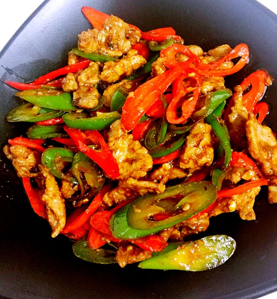 S17A Bœuf sauté aux piments verts