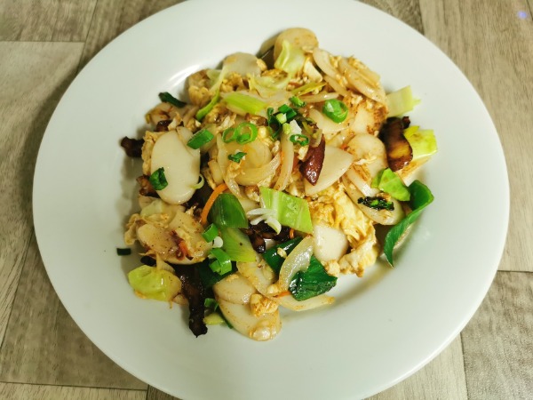 FPF. Feuilles de riz sautées au porc fumé