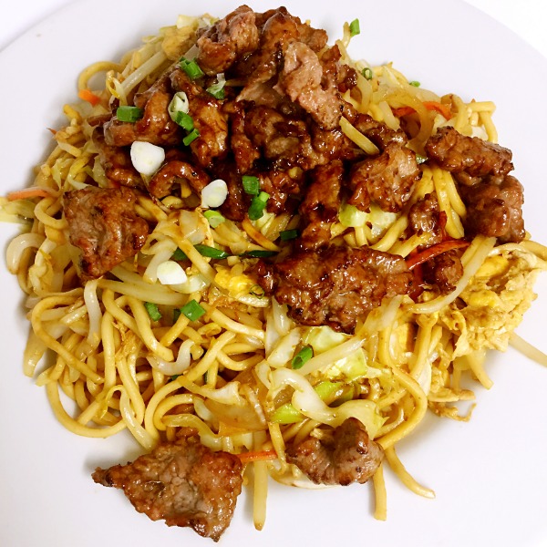 NB. Nouilles sautées au boeuf
