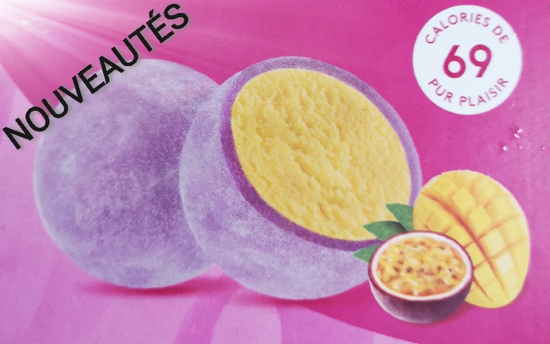 Mochi glacé passion mangue