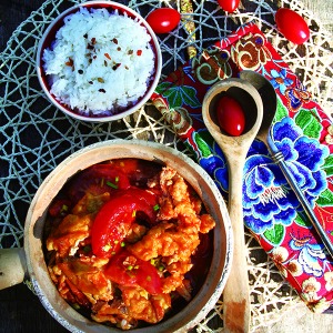 Un sauté œufs-tomates