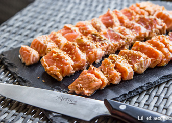 Tataki saumon