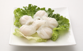 E16B. Raviolis au crevette vapeur