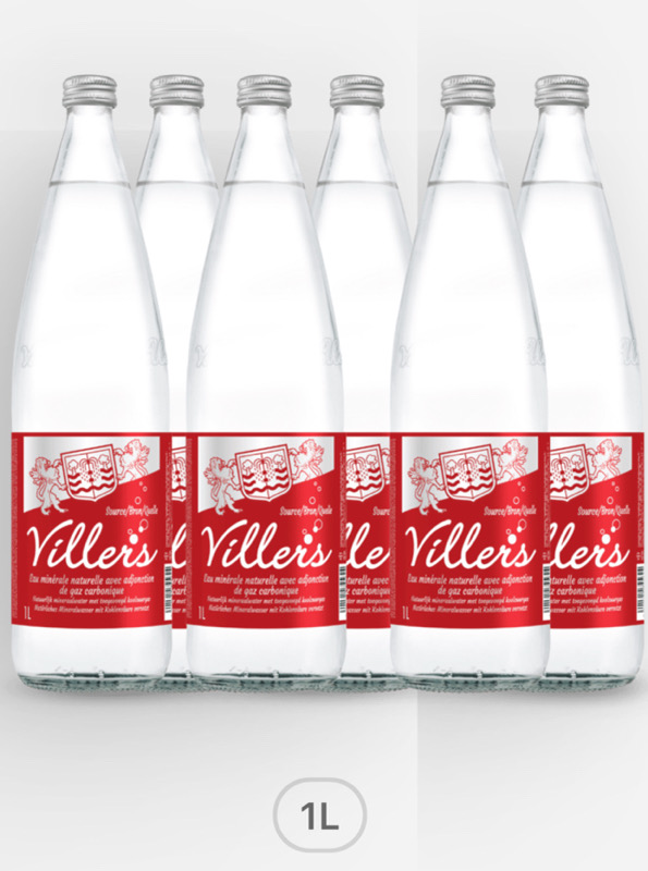 Eau minérale gazeuse 1L
