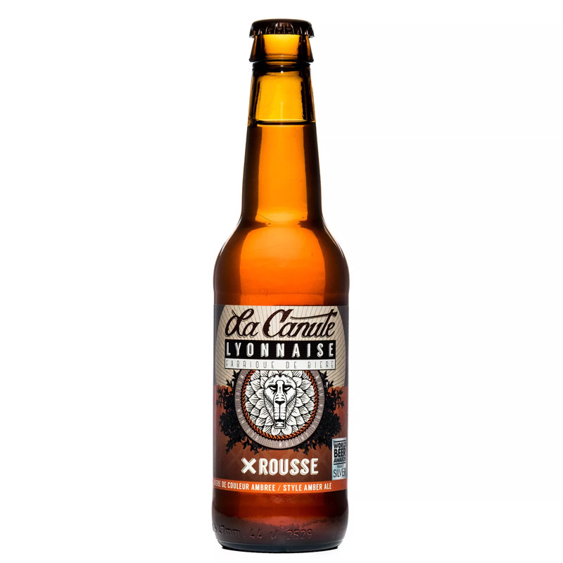 Croix Rousse (bière ambrée locale 4,6%). 33cl