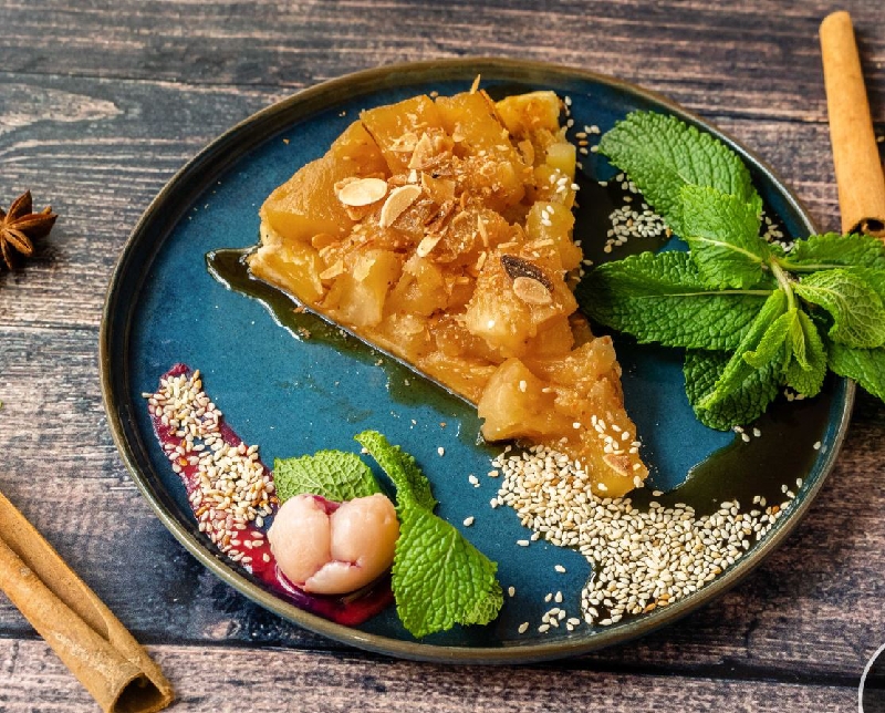 TATIN ANANAS CARAMEL BEURRE SALÉ ❤️