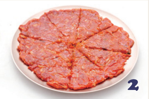 2.Galette épicée au kimchi et boeuf