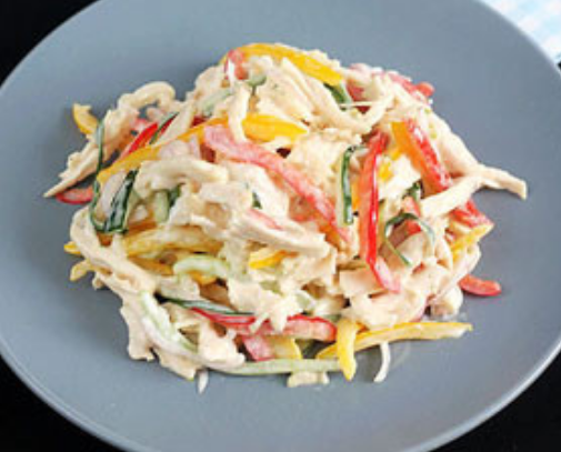 9 Salade chinoise au poulet
