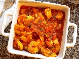 17 Crevettes à la sauce piquante