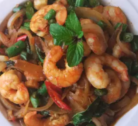 T9 Crevettes sautées à la thaï