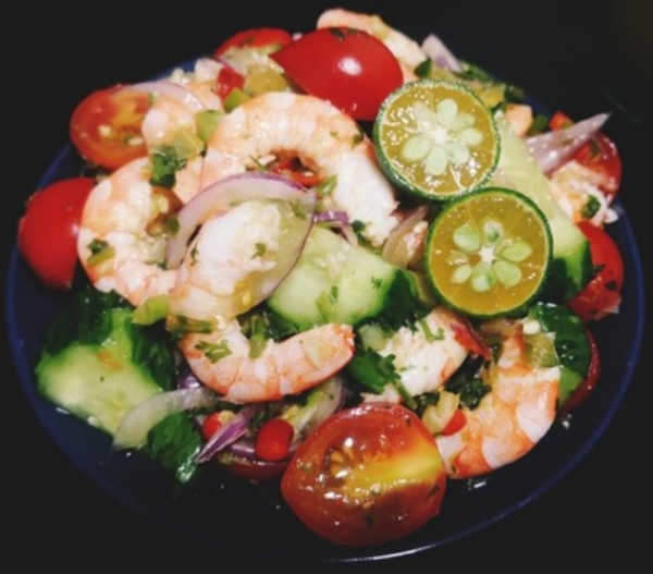 T5 Salade thaïlandaise aux crevettes