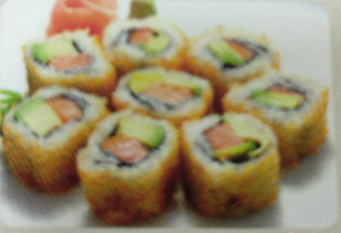 516. Saumon avocat frit