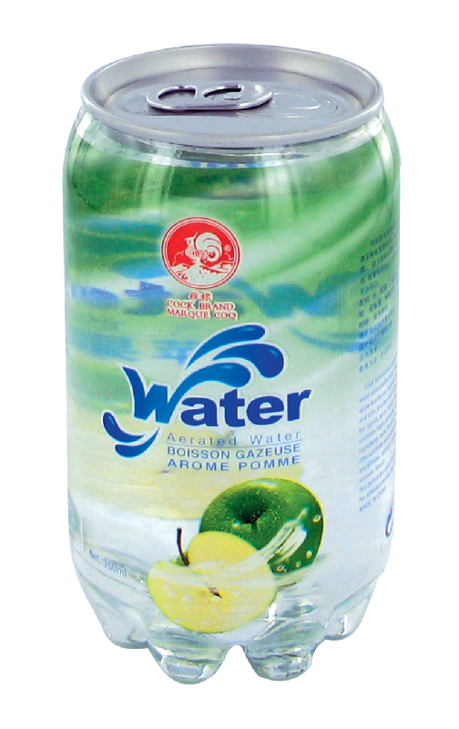 Eau pétillante aromatisée saveur pomme